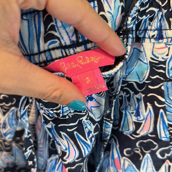 Lilly Pulitzer Linen Pants - Picture 2 of 3